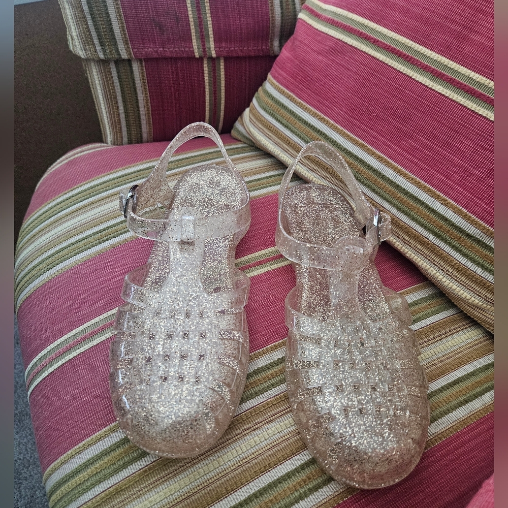 Glittery Women's Jelly Sandals
